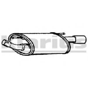 KLARIUS FE686B Глушник вихлопних газів кінцевий