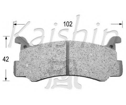 KAISHIN D3031 Комплект гальмівних колодок, дискове гальмо