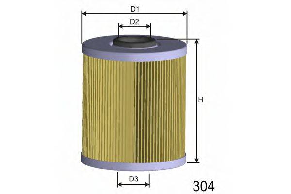 MISFAT L589 Масляний фільтр