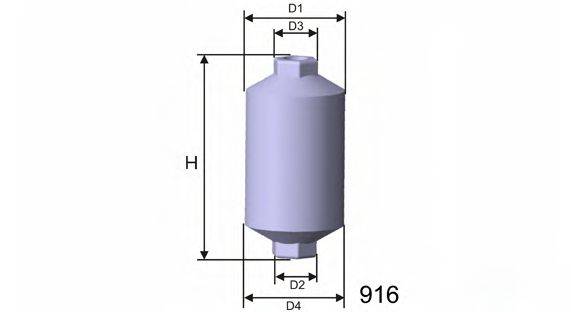 MISFAT E503 Паливний фільтр