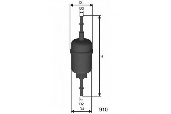 MISFAT E844 Паливний фільтр