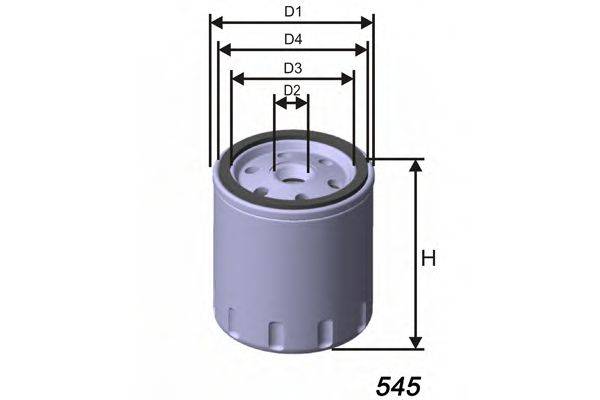 MISFAT Z131 Масляний фільтр