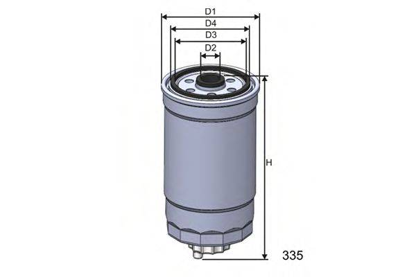 MISFAT M414 Паливний фільтр