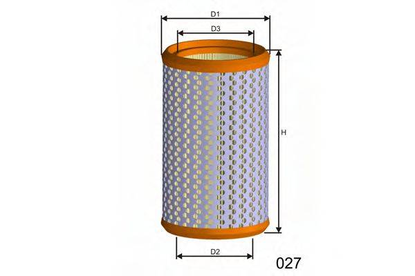 MISFAT R232 Повітряний фільтр