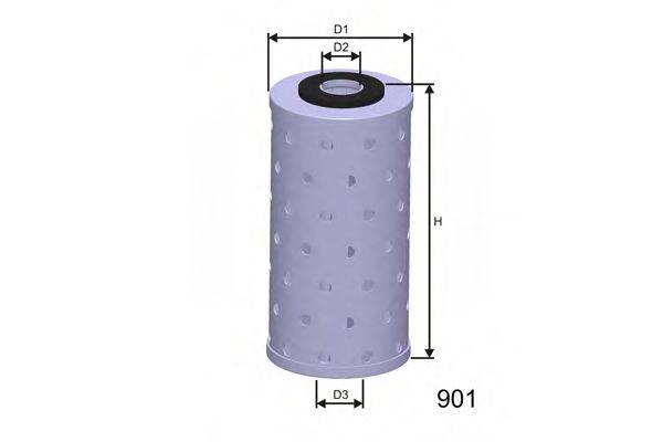 MISFAT C059 Паливний фільтр