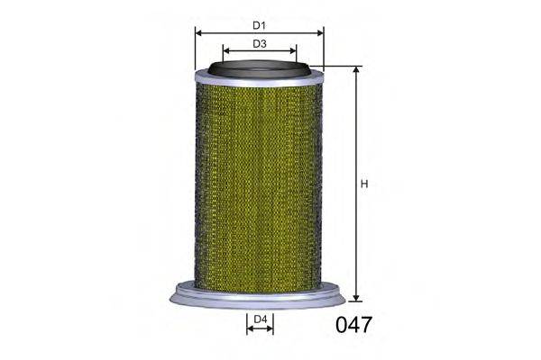 MISFAT R678 Повітряний фільтр