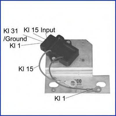 HITACHI 138015 Комутатор, система запалювання