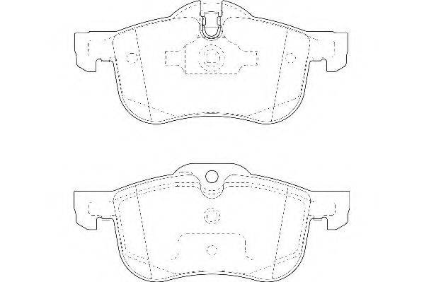 WAGNER WBP23112A Комплект гальмівних колодок, дискове гальмо