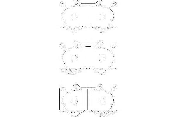 WAGNER WBP24024A Комплект гальмівних колодок, дискове гальмо