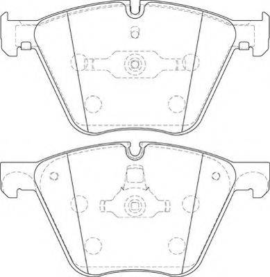 WAGNER WBP24436A Комплект гальмівних колодок, дискове гальмо