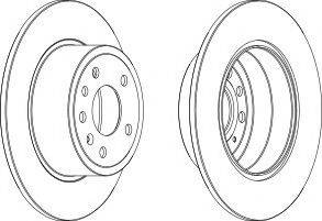 WAGNER WGR08111 гальмівний диск