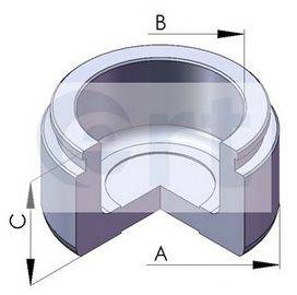 ERT 150565C Поршень, корпус скоби гальма