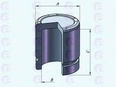 ERT 150841C Поршень, корпус скоби гальма