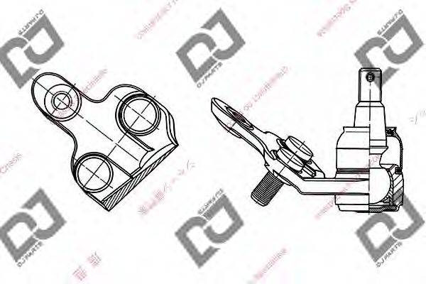 DJ PARTS DB1002 несучий / напрямний шарнір