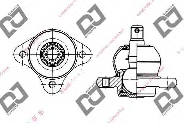 DJ PARTS DB1034 несучий / напрямний шарнір