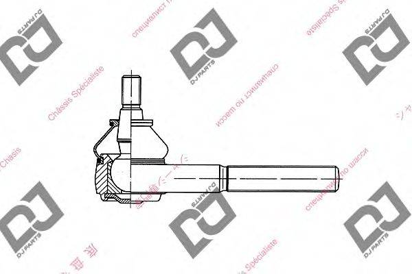 DJ PARTS DE1130 Наконечник поперечної кермової тяги