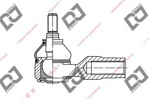 DJ PARTS DE1202 Наконечник поперечної кермової тяги