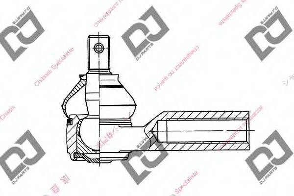 DJ PARTS DE1303 Наконечник поперечної кермової тяги