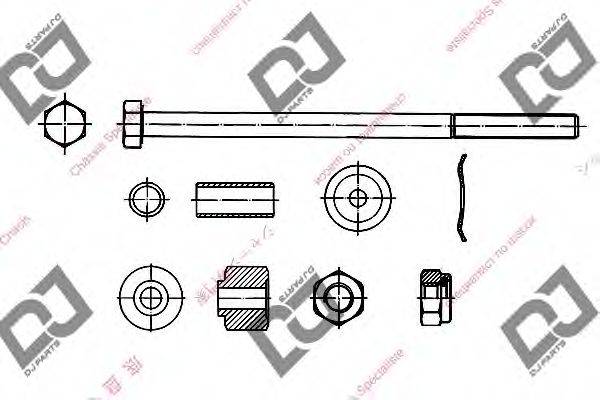 DJ PARTS DL1307 Тяга/стійка, стабілізатор