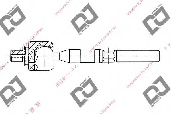 DJ PARTS DR1087 Осьовий шарнір, рульова тяга