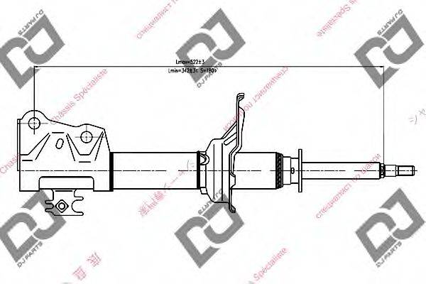 DJ PARTS DS1008GS Амортизатор