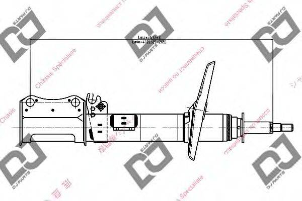 DJ PARTS DS1031HS Амортизатор