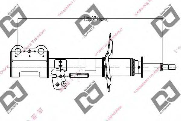 DJ PARTS DS1042GS Амортизатор