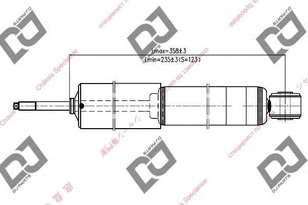 DJ PARTS DS1299GT Амортизатор