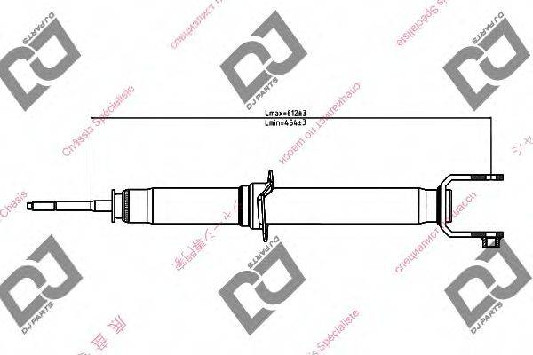 DJ PARTS DS1334GT Амортизатор