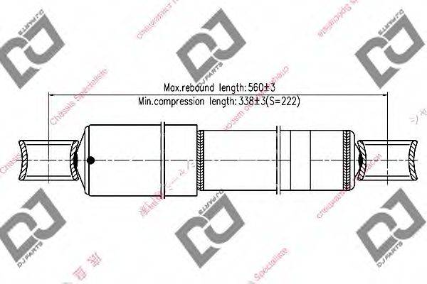 DJ PARTS DS1058GT Амортизатор