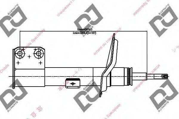 DJ PARTS DS1375GS Амортизатор