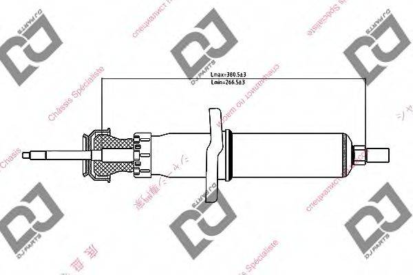 DJ PARTS DS1429GT Амортизатор