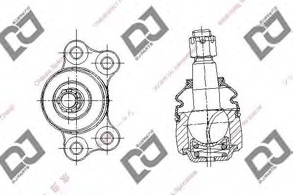 DJ PARTS DB1058 несучий / напрямний шарнір