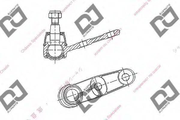 DJ PARTS DB1070 несучий / напрямний шарнір