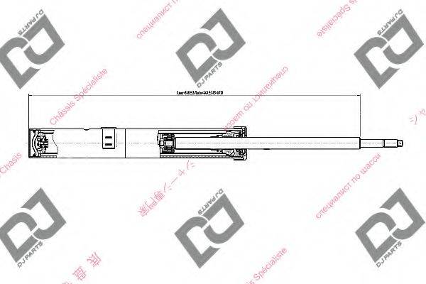 DJ PARTS DS1075HS Амортизатор