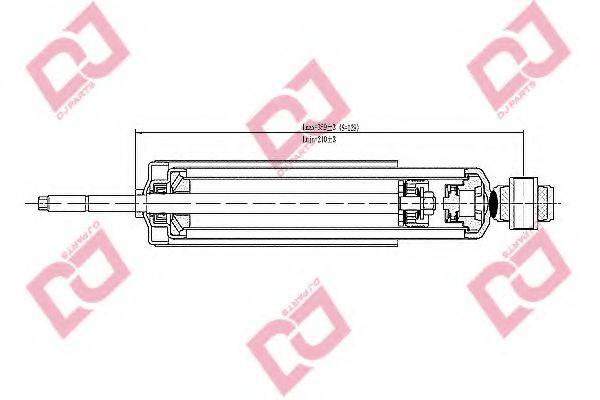 DJ PARTS DS1678GT Амортизатор