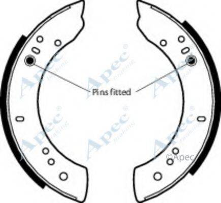 APEC BRAKING SHU271 Гальмівні колодки