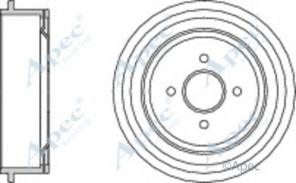 APEC BRAKING DRM9704 Гальмівний барабан