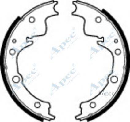 APEC BRAKING SHU384 Гальмівні колодки