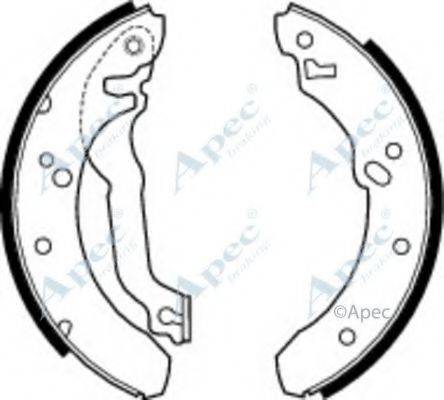 APEC BRAKING SHU389 Гальмівні колодки