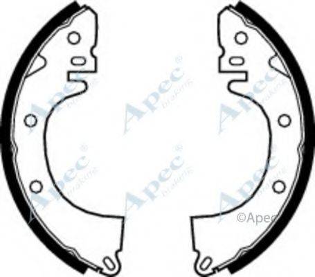 APEC BRAKING SHU437 Гальмівні колодки
