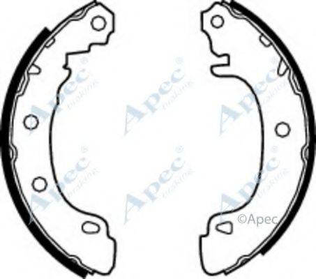 APEC BRAKING SHU541 Гальмівні колодки