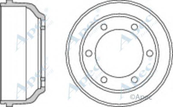 APEC BRAKING DRM9804 Гальмівний барабан