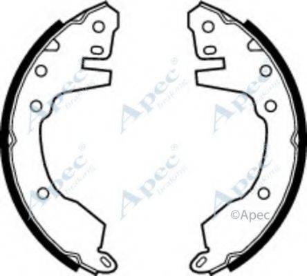APEC BRAKING SHU454 Гальмівні колодки