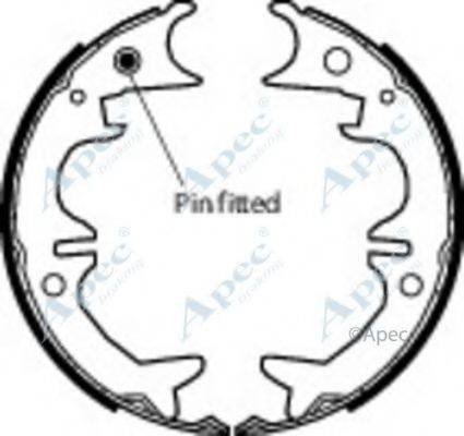 APEC BRAKING SHU619 Гальмівні колодки
