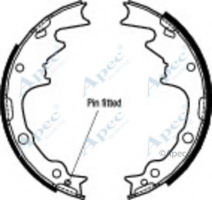 APEC BRAKING SHU702 Гальмівні колодки