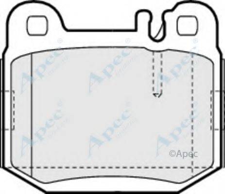 APEC BRAKING PAD1193 Комплект гальмівних колодок, дискове гальмо