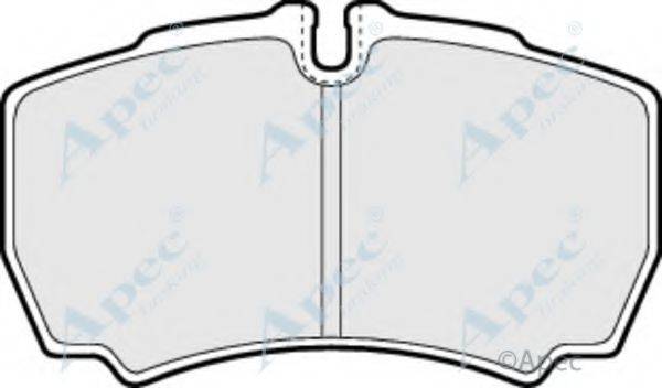 APEC BRAKING PAD1277 Комплект гальмівних колодок, дискове гальмо