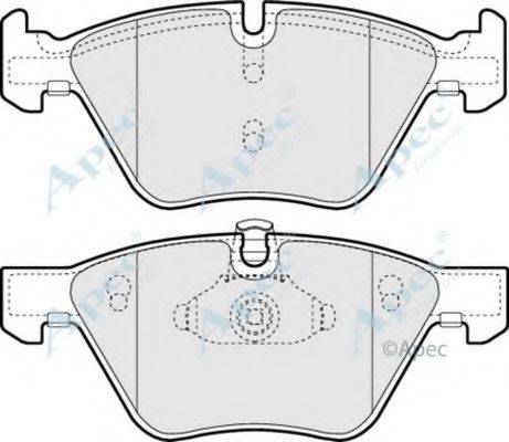 APEC BRAKING PAD1341 Комплект гальмівних колодок, дискове гальмо