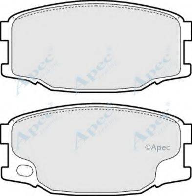 APEC BRAKING PAD1361 Комплект гальмівних колодок, дискове гальмо